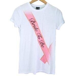 NWT Reseller Lot 10 Bride To Be Shirts XL White Pink Sash Glitter Wholesale